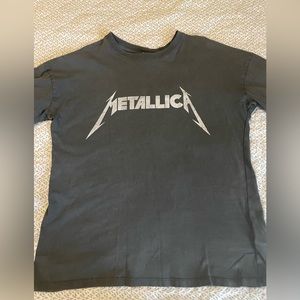 Women’s vintage concert tee  Metallica shirt